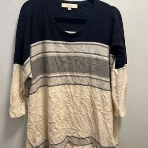 Loft Ann Taylor XS Stripped Sweater